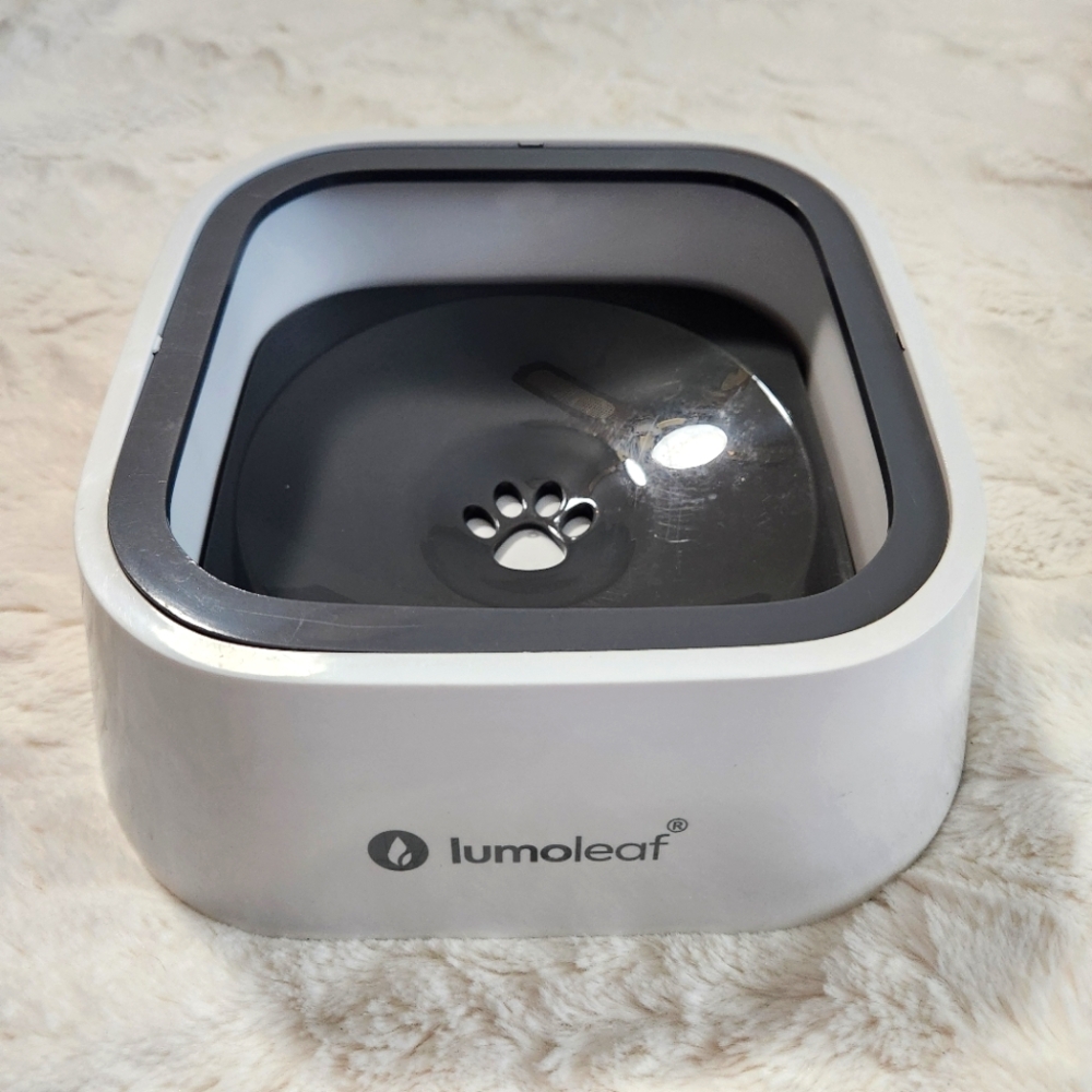 LumoLeaf Dog Water Bowl, Dog Bowl No-Spill Pet Water Bowl, Slow Water Feeder Dog